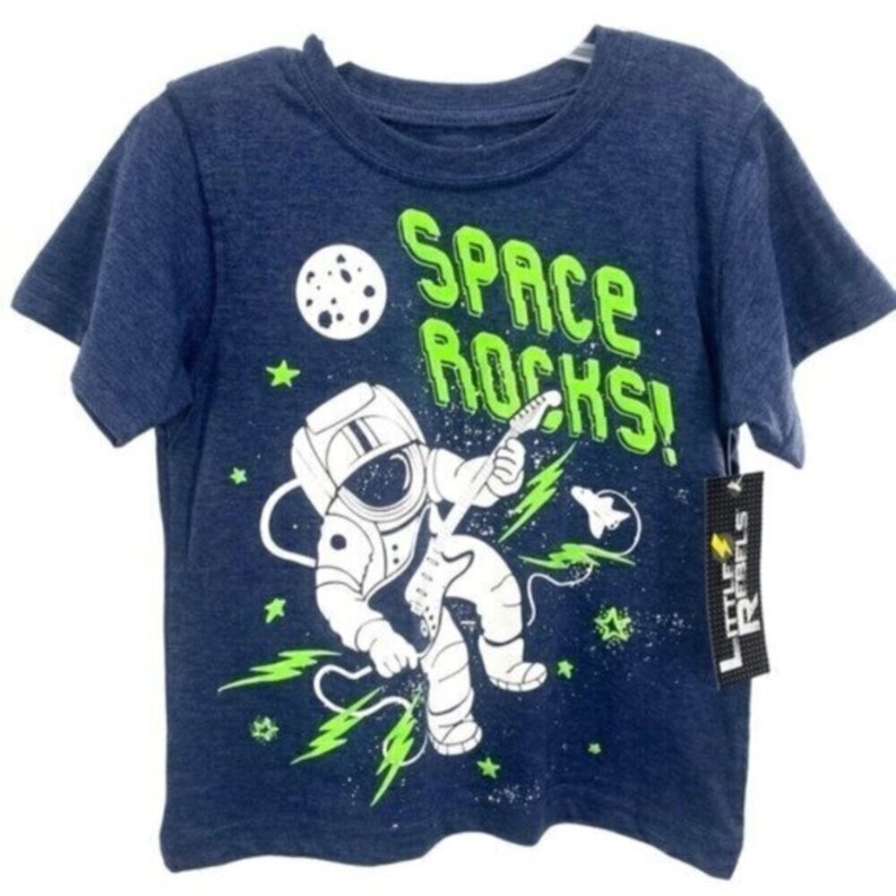 Boy’s Space Rocks Astronaut T-Shirt Size 4